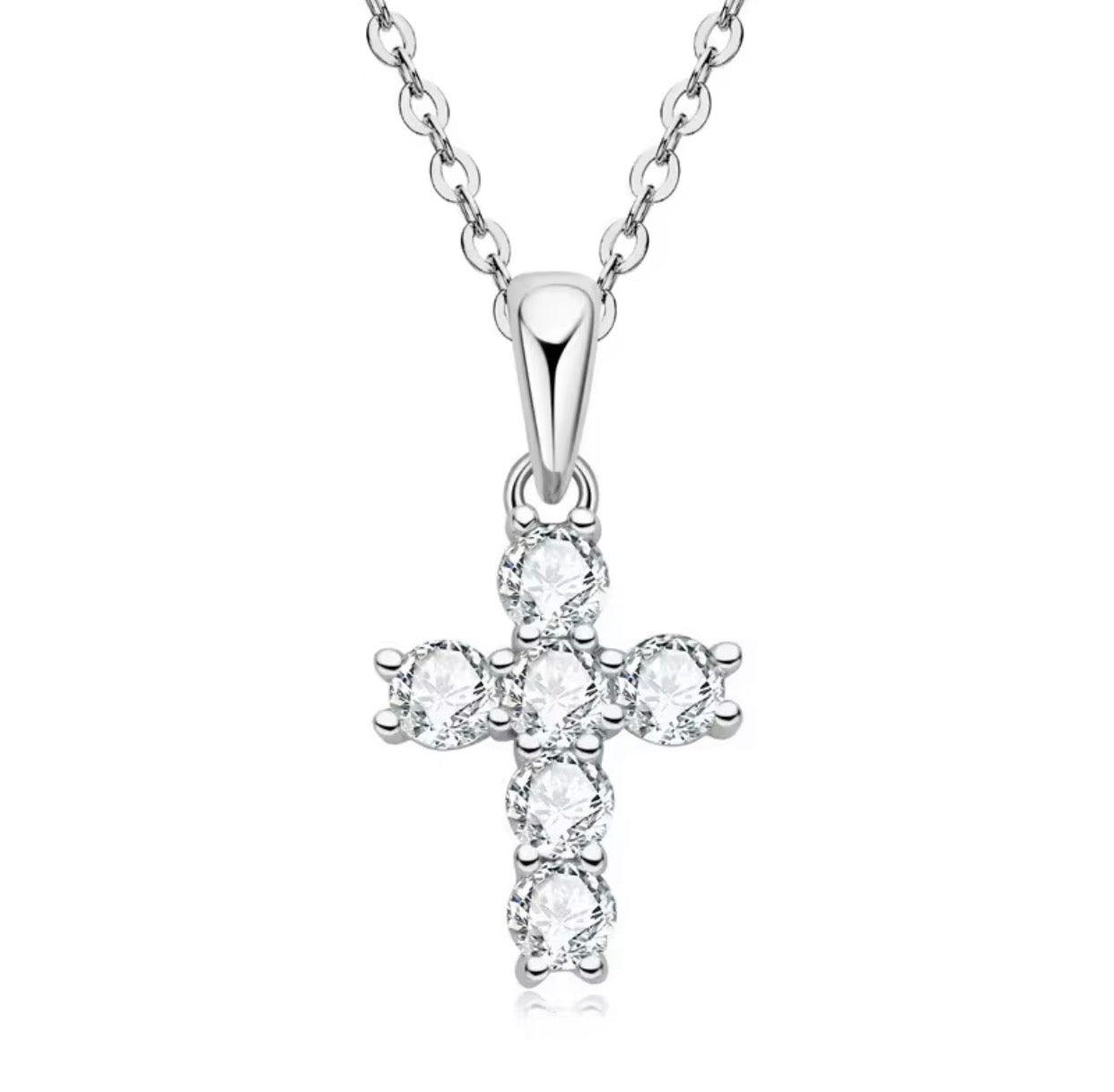 Diamond cross pendant